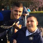 Mauro Icardi con Riccardo Di Lella