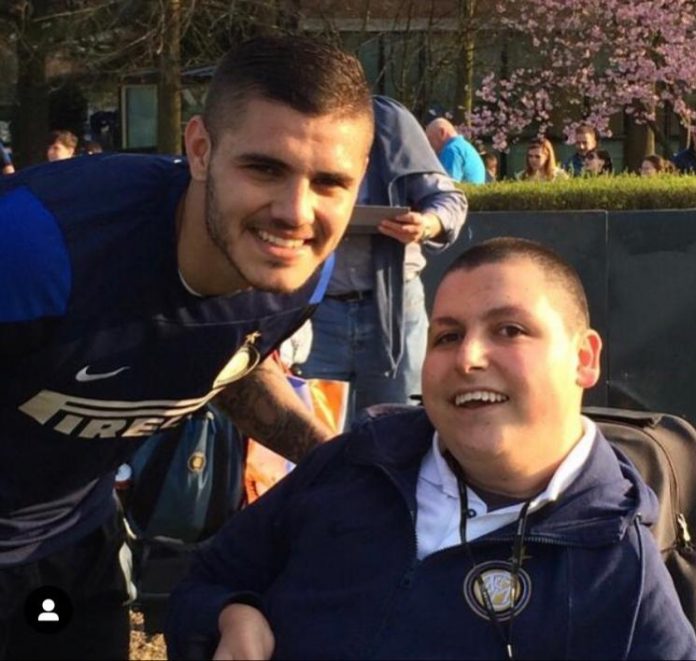 Mauro Icardi con Riccardo Di Lella Mauro Icardi con Riccardo Di Lella