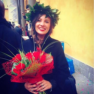Federica Bombana nel giorno della sua laurea. Foto presa dal profilo Facebook. Federica Bombana nel giorno della sua laurea. Foto presa dal profilo Facebook.