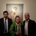 Maria Grazia Sassi, con il sindaco Claudio Canobbio (a sinistra) e il vicesindaco Mario Raso – fotografia © Salvatore Sabatino
