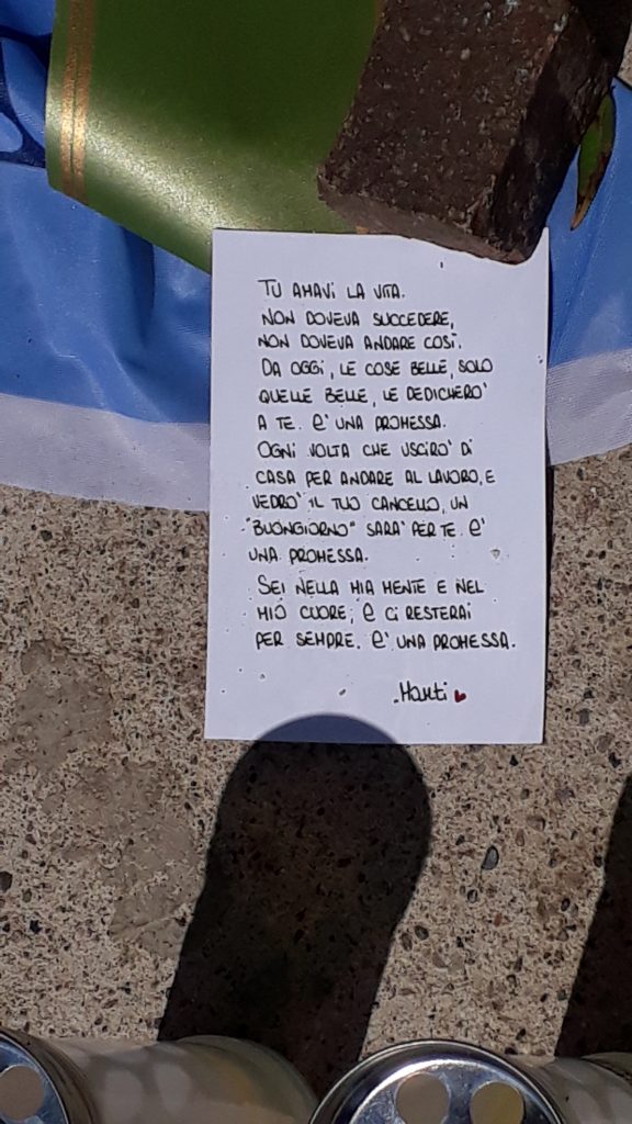 Poesia dedicata a Hans Junior Krupe