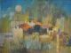 Inaugurazione mostra di Mario Bogani – a Uggiate Trevano Opera di Mario Bogani - Villaggio Indios - Silossanico su tela - 70x80 cm - 2015