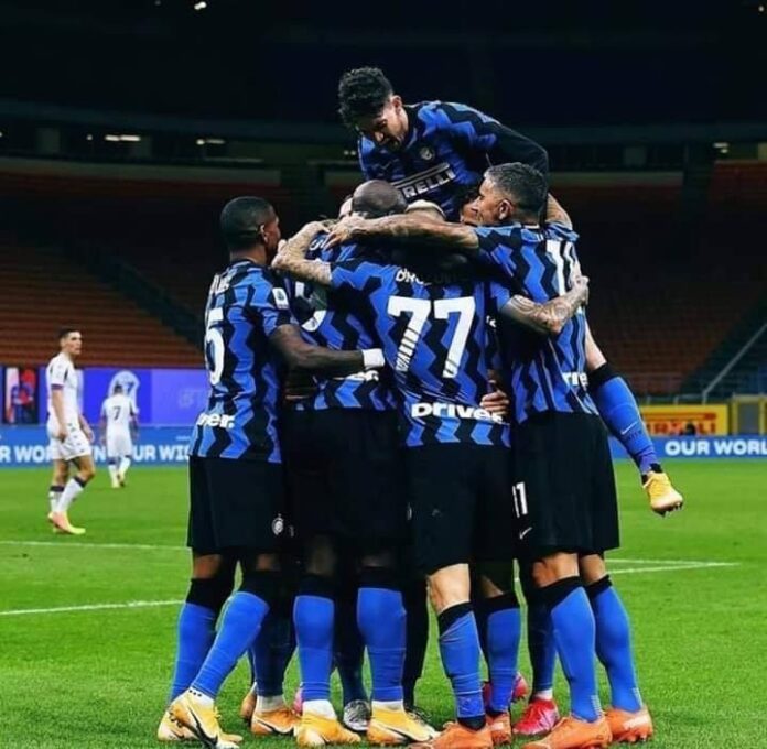 Inter-Fiorentina 4-3. Immagine diffusa dall'Inter FC sui propri canali social.