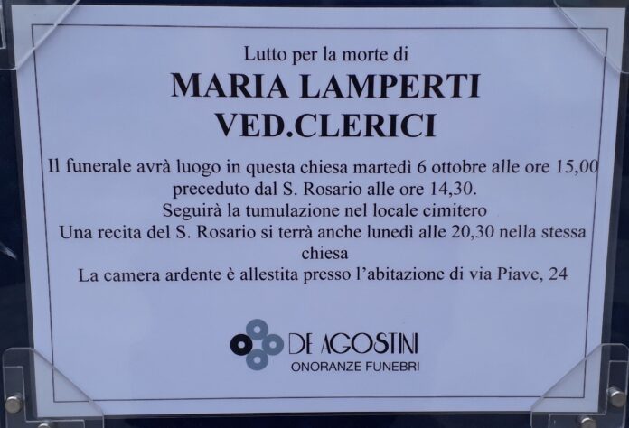 Maria Lamperti chi ha lasciati.