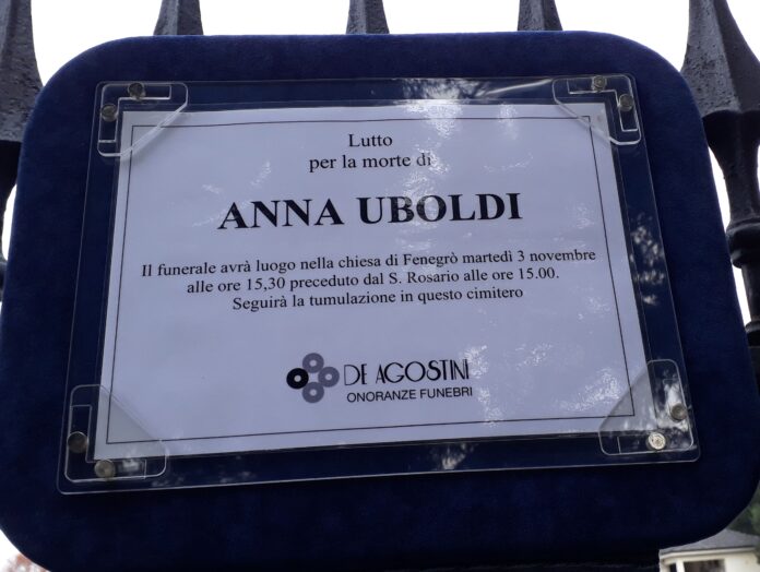 2020_11_02_Anna_Uboldi Anna Uboldi ci ha lasciati.