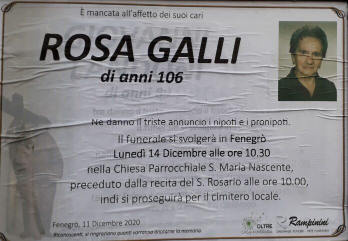 20201212_161350_Rosa_Galli Rosa Galli ci ha lasciati