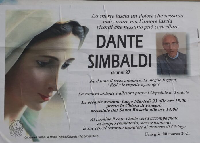 2021_03_24_Dante_Simbaldi_20210324_181445 Dante Simbaldi ci ha lasciati.