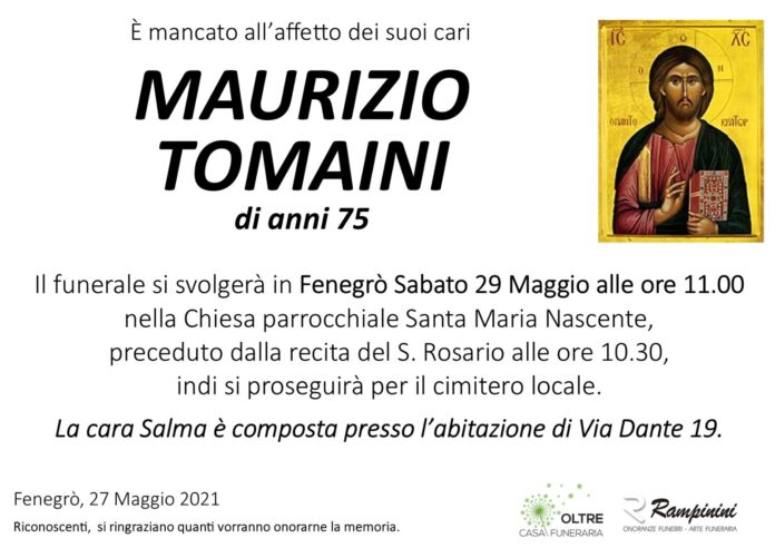 2021_05_28_Tomaini_Maurizio_IMG-20210528-WA0004 Maurizio Tomaini ci ha lasciati