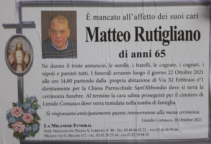 20211021_154315_Matteo_Rutigliano Matteo Rutigliano ci ha lasciati.
