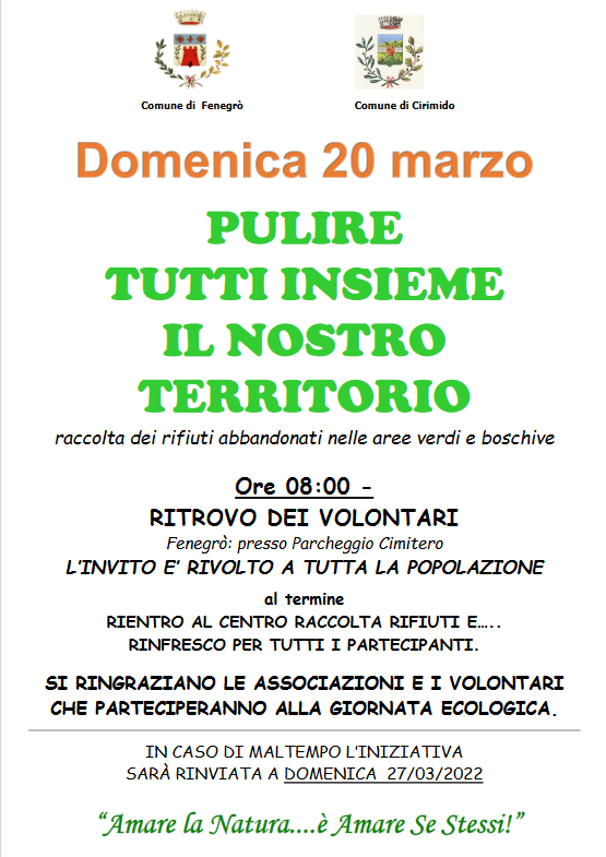 2022-02-25_GIORNATA_VERDE_PULITO_volantino_2022_Fenegro Volantino: Giornata del verde pulito, domenica 20 marzo 2022.
