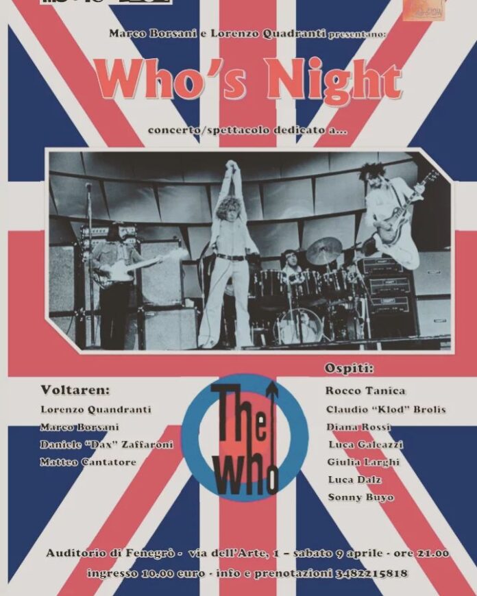 2022_04_04_concerto_who_voltaren Locandina del concerto Who's Night