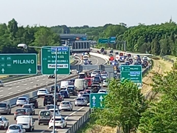 20220526_085029 Incidente in autostrada: i soccorsi. Fotografia © Giancarlo Nicoli