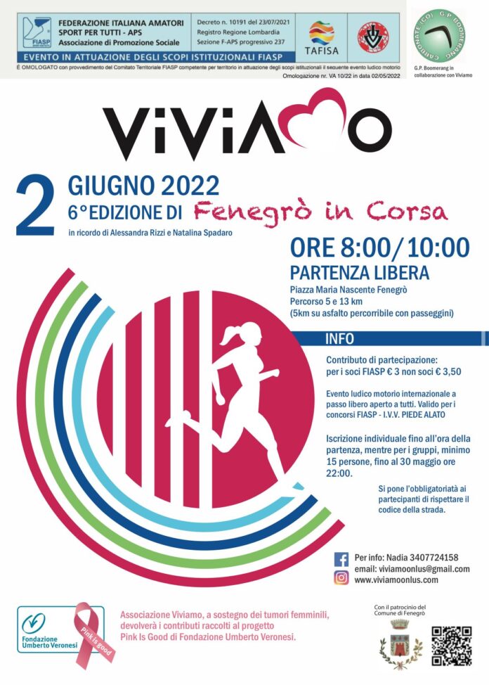 Fenegrò in corsa, 6a edizione - locandina.