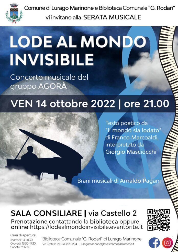 locandina_Lode_al_mondo_invisibile Concerto: Lode al mondo invisibile. Locandina.
