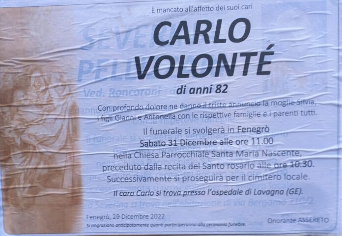 Carlo Volonté ci ha lasciati.