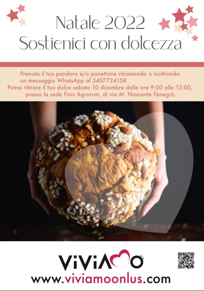 Natale 2022. Sostienici con dolcezza. Viviamo Onlus.