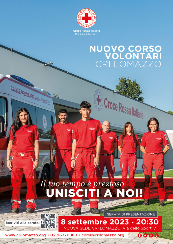 Nuovo Corso per aspiranti Volontari della Croce Rossa - Locandina