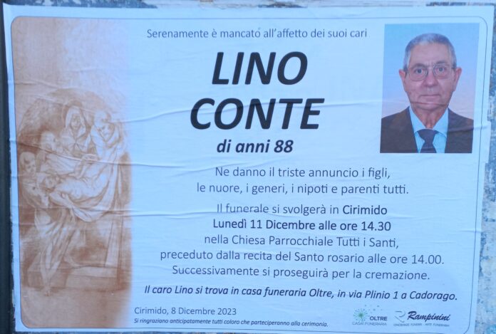 20231211_153809_Lino_Conte Lino Conte ci ha lasciati.