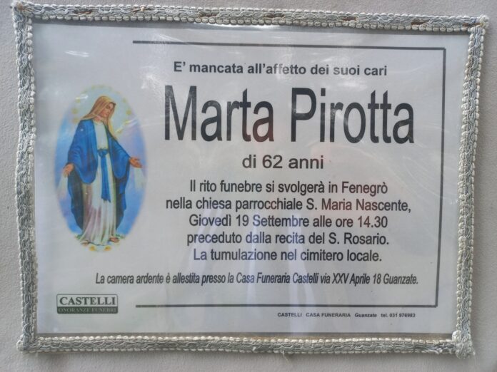 20240918_154432 Marta Pirotta ci ha lasciati.