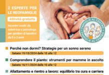 Rovellasca, incontri per genitori di bambini da 0 a 3 anni: il sonno, il pianto, l’allattamento. Incontri per genitori di bambini da 0 a 3 anni - locandina