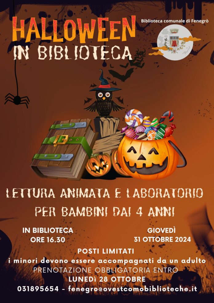Halloween 2024 FE Halloween in biblioteca - locandina