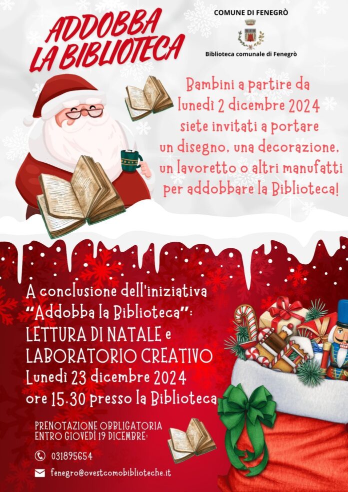 Addobba la Biblioteca - Locandina