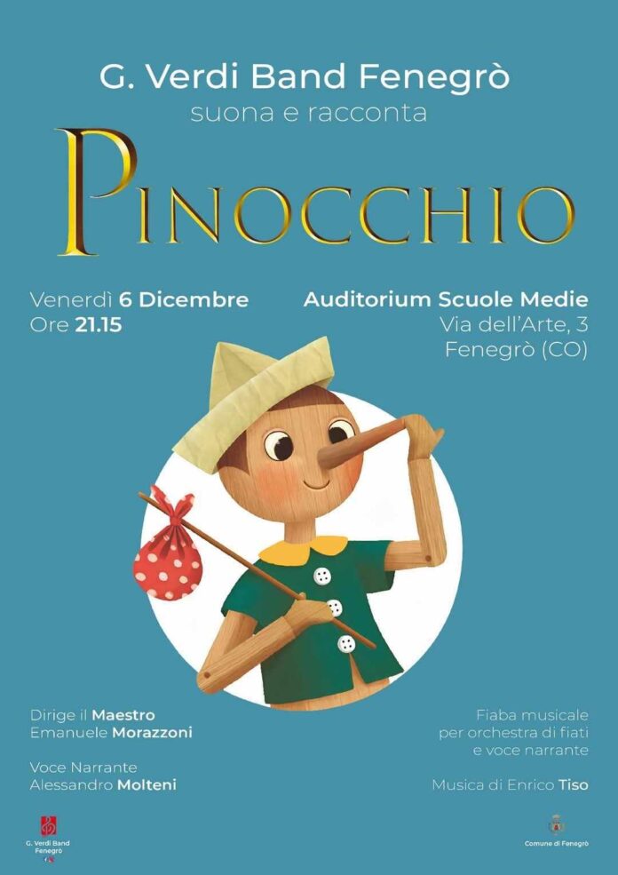 received_1591183064825644 G. Verdi Band suona e racconta Pinocchio - Locandina.