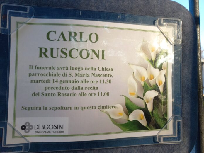 20250114_094225 Carlo Rusconi ci ha lasciati.