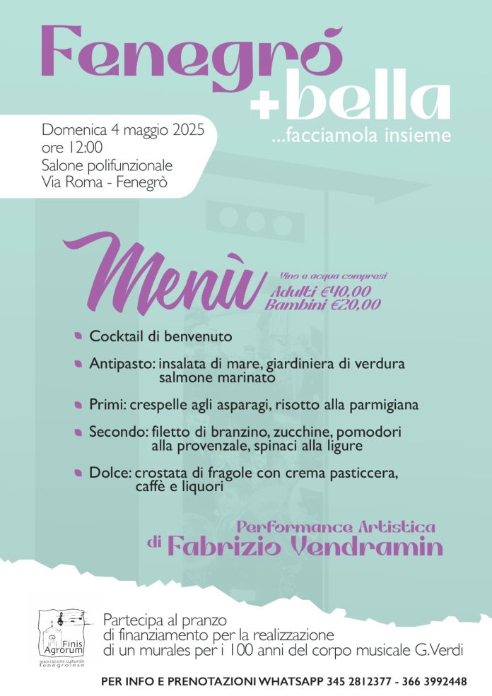 Fenegrò + bella... facciamola insieme - Locandina