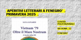 Venerdì 23 maggio 2025, Luca Lunardi presenta: “Vietnam ‘79 – Oltre il Mare Nostrum” Luca Lunardi, "Vietnam '79 - Oltre il Mare Nostrum". Locandina.