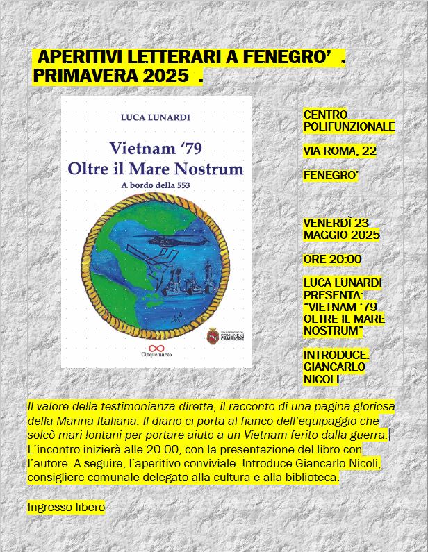Luca Lunardi, "Vietnam '79 - Oltre il Mare Nostrum". Locandina.