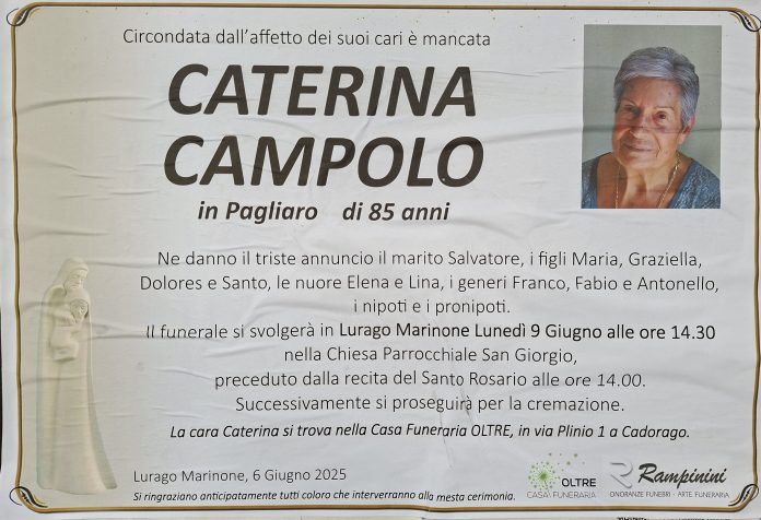 20250608_084202 Caterina Campolo ci ha lasciati.