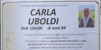 Ci ha lasciati Carla Uboldi Carla Uboldi ci ha lasciati.
